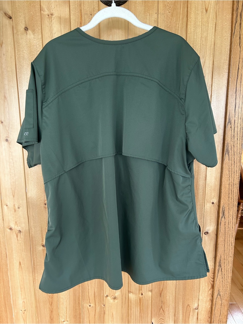 Women’s Carhartt Force Scrub Top Green Size 2X - Picture 6 of 7